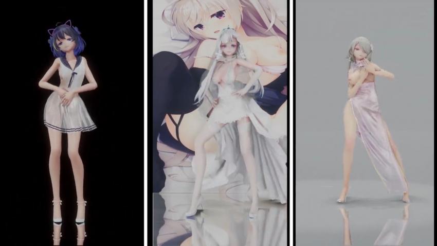 MMD三个性感姑娘